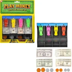 Play Money Set With 7" Cash Drawer