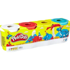 Play-Doh 4 oz. 4 Pack of Cans - Assorted Colors