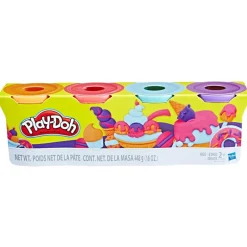 Play-Doh 4 oz. 4 Pack of Cans - Assorted Colors