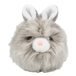 5" Plush Bunny Puff Grey