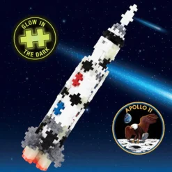 Plus-Plus Tube - 240 pc Saturn V Rock