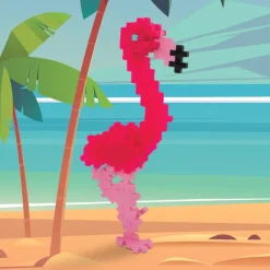 Plus-Plus Tube - Flamingo