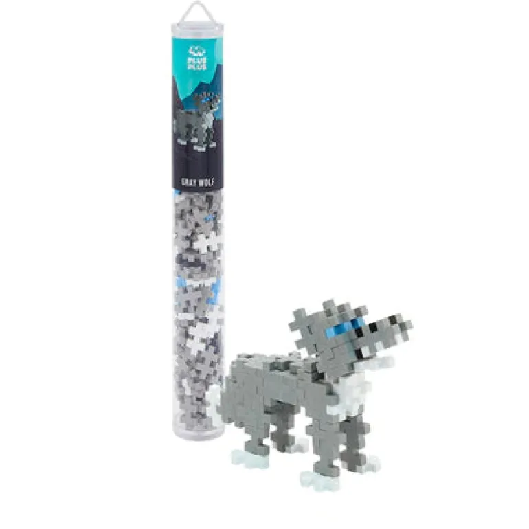 Plus-Plus Tube - Gray Wolf