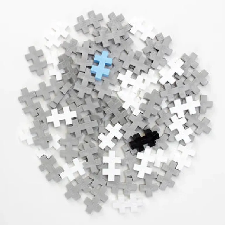 Plus-Plus Tube - Gray Wolf