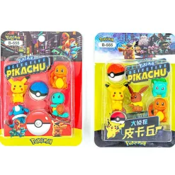 Pokemon Series Mini Erasers Card