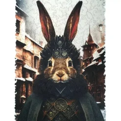 Pop-Art - Count Rabbit Wooden Puzzle - 250 Pieces