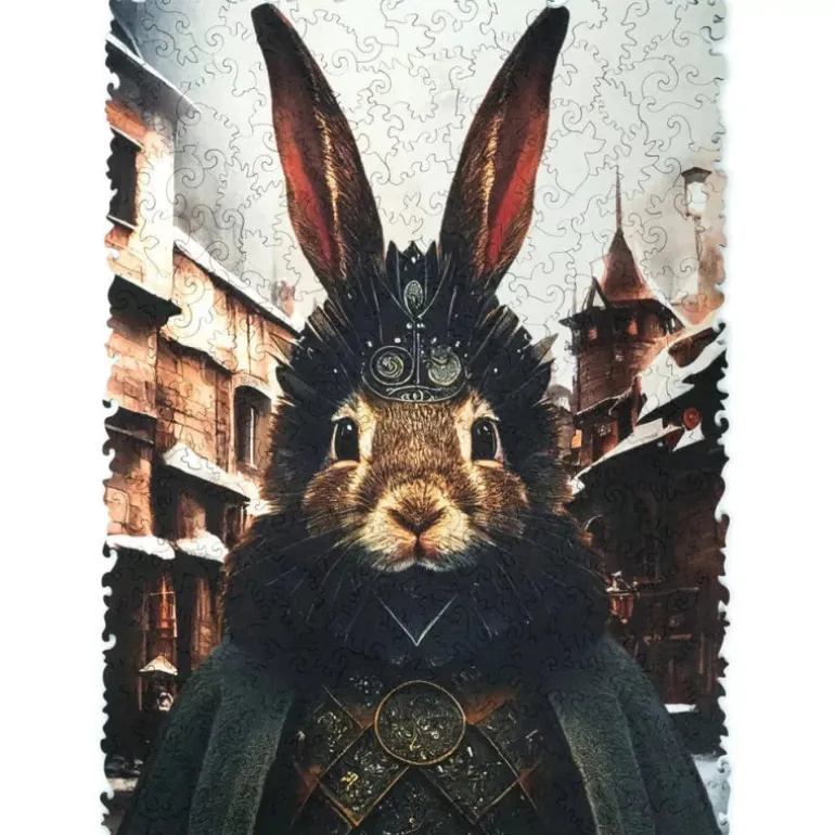 Pop-Art - Count Rabbit Wooden Puzzle - 250 Pieces