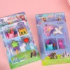 Princess Series Mini Erasers Card
