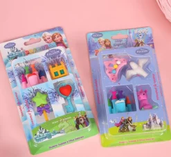 Princess Series Mini Erasers Card