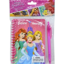 Princess Spiral Notebook with Pen in Poly Bag with Header 50 Sheets