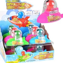 Pull-Back Spaceship Lollipop - Single