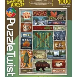 Puzzle Twist - Cabin Rules - 1,000 Piece Puzzle