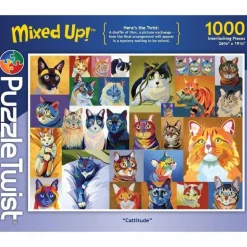 Puzzle Twist - Cattitude - 1,000 Piece