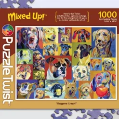 Puzzle Twist - Doggone Crazy! - 1,000 Piece Puzzle