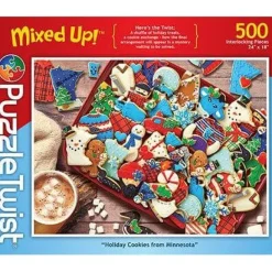 Puzzle Twist - Holiday Cookies from Minnesota - 500 Piece Puzzle