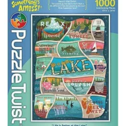 Puzzle Twist - Life Is Better At The Lake - 1,000 Piece Puzzle