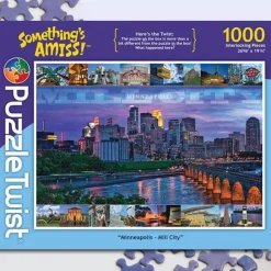 Puzzle Twist - Minneapolis Mill City - 1,000 Piece Puzzle