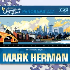 Puzzle Twist - Minneapolis Skyline - 750 Piece Puzzle