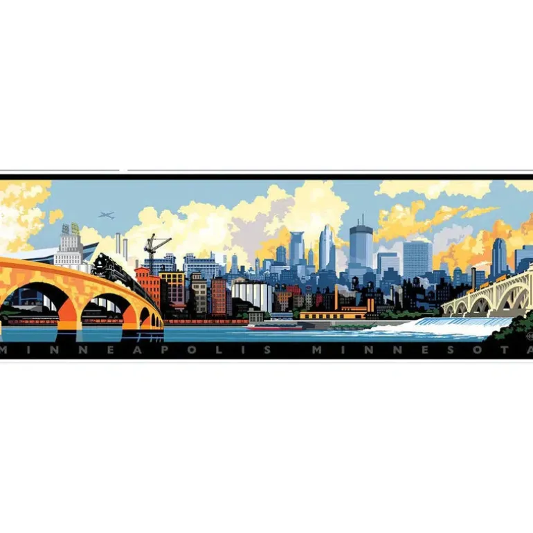 Puzzle Twist - Minneapolis Skyline - 750 Piece Puzzle