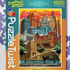 Puzzle Twist - Stars Over St. Paul - 1,000 Piece