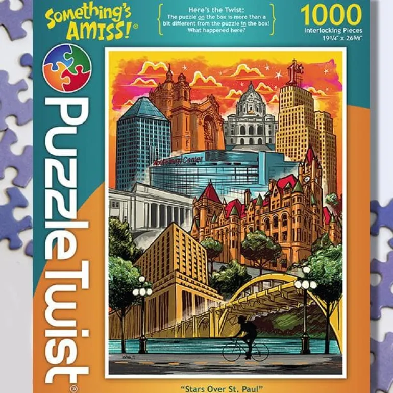 Puzzle Twist - Stars Over St. Paul - 1,000 Piece