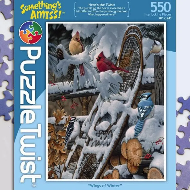 Puzzle Twist - Wings Of Winter - 500 Piece Puzzle