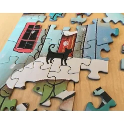 Puzzle Twist - Winter City - 500 Piece Puzzle