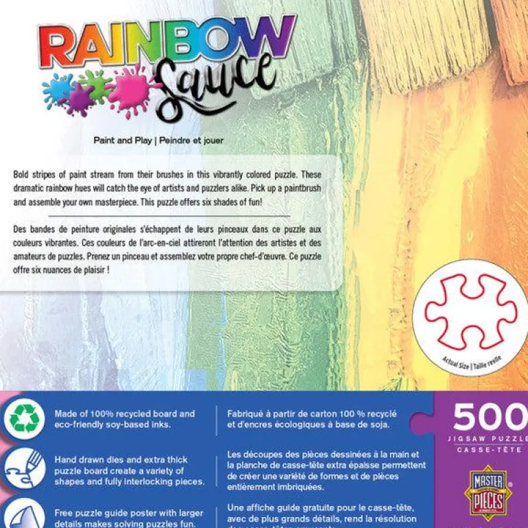 Rainbow Sauce - Paint and Play - 500 Piece Puzzle