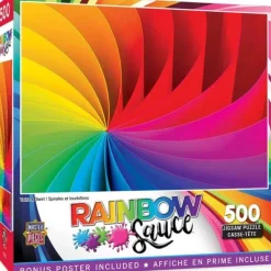 Rainbow Sauce - Twist and Swirl - 500 Piece Puzzle