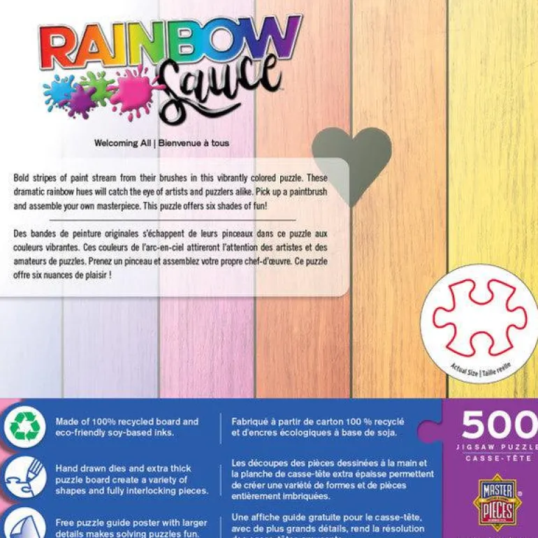Rainbow Sauce - Welcoming All - 500pc Puzzle