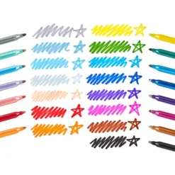 Rainbow Sparkle Glitter Markers - Set of 15