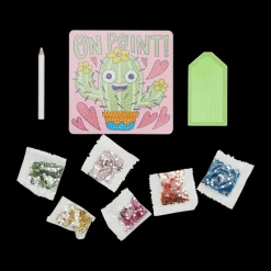 Razzle Dazzle DIY Gem Art Kit: Cheery Cactus