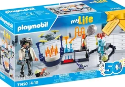 Researchers with Robots