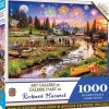 Richard Macneil Art Gallery - Fireworks on the Mountain - 1000 Piece Puzzle