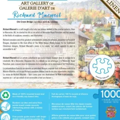 Richard Macneil Art Gallery - Old Creek Bridge - 1000 Piece Puzzle