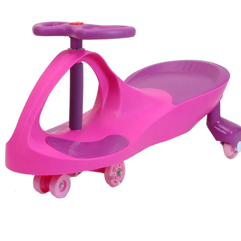 Ride-On Wiggle Car with Light-Up Wheels, 3 Years & Up, Twist, Swivel & Go!