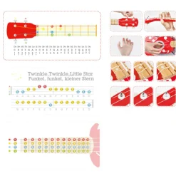 Rock Star Ukulele - Red