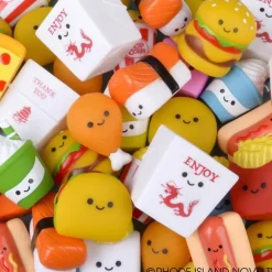 2" Rubber Fast Food Collectible