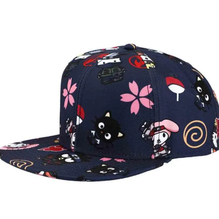 Sanrio x Naruto Limited Edition AOP Flat Bill Snapback Hat