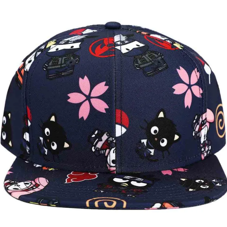 Sanrio x Naruto Limited Edition AOP Flat Bill Snapback Hat