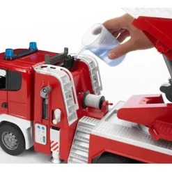 Scania Fire Engine w/ Water Pump and Light & Sound