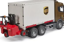 SCANIA Super 560R UPS Logistics Truck with Forklift