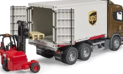 SCANIA Super 560R UPS Logistics Truck with Forklift