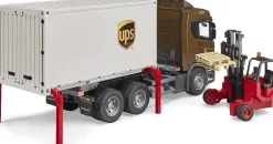 SCANIA Super 560R UPS Logistics Truck with Forklift