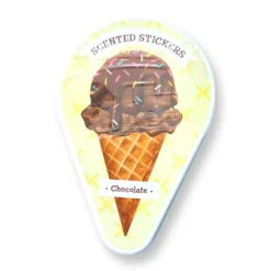 Scented Sticker Tin - Chocolate Ice Cream