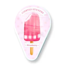 Scented Sticker Tin - Strawberry Ice Cream