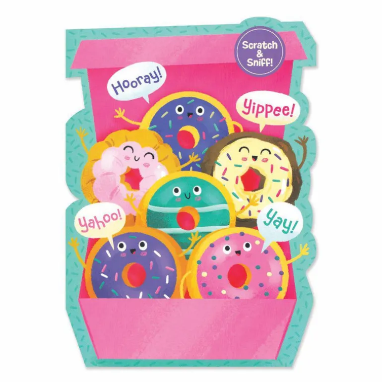Scratch & Sniff Birthday Card - Box of Donuts