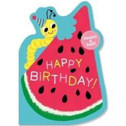 Scratch & Sniff Birthday Card - Watermelon
