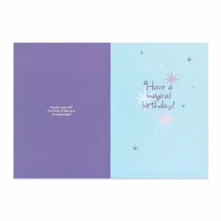 Scratch & Sniff Birthday Card - Grape Unicorn