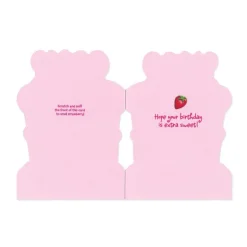 Scratch & Sniff Birthday Card - Strawberry Birthday Cake